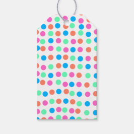 Etiqueta Para Presente Manchas primavera Pastel