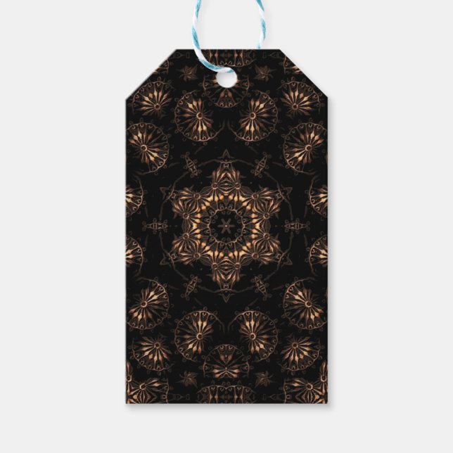 Etiqueta Para Presente Mandala da Idade do Bronze (Frente)