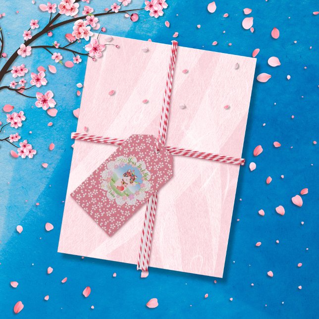 Etiqueta Para Presente Maneki Neko Lucky Luna (Maneki Neko Lucky Luna Gift Tags)