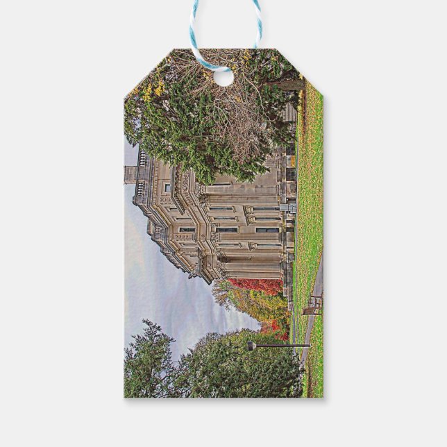 Etiqueta Para Presente Mansão de Vanderbuild (Frente)