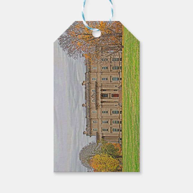 Etiqueta Para Presente Mansão de Vanderbuilt (Frente)