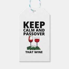 Etiqueta Para Presente mantenha a calma e passe aquela garrafa de vinho