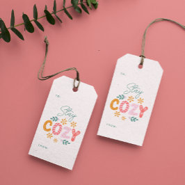 Etiqueta Para Presente Mantenha a Greve Negra de Natal