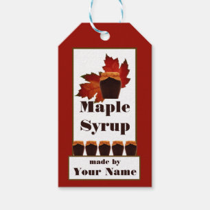 Etiqueta Para Presente Maple Syrup