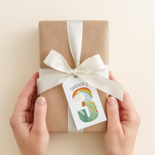 Etiqueta Para Presente Maravilha Natural Terceiro Aniversário Obrigado