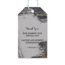 Marble Glitter obrigado Geométrico