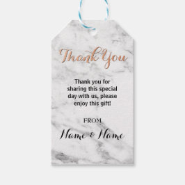 Etiqueta Para Presente Marble Obrigado Tag Floral Favor Tags Casamento
