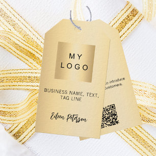 Etiqueta Para Presente marca de bloqueio de código QR para foto do logoti