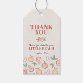 Etiqueta Para Presente marca de favor de pêssego doce para aniversário ou