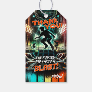 Etiqueta Para Presente Marca de Favor do Partido Trampoline