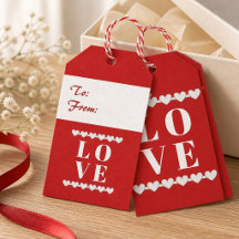 Marca de Presente de AMOR De & Para