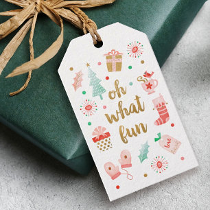 Etiqueta Para Presente Marca de presente de Natal Moderno