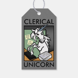 ETIQUETA PARA PRESENTE MARCA DE PRESENTES UNICORN CLERICAL