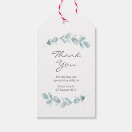 Etiqueta Para Presente Marca Eucalyptus jarden aquarela Casamento