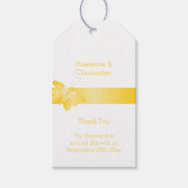 Etiqueta Para Presente Marcações de Presente de Casamento Borboleta Amare