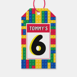Etiqueta Para Presente Marcador de Favorito de Aniversário Personalizável