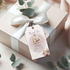 Etiqueta Para Presente Marcador de presente de agradecimento de chã de be