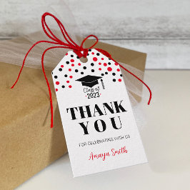 Etiqueta Para Presente Marcador de presente de agradecimento de formatura