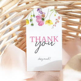 Etiqueta Para Presente Marcador de Presente de Agradecimento para Chá de 