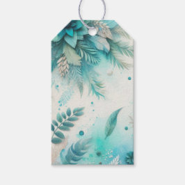 Etiqueta Para Presente Marcador de Presente Efêmero de Aquarela