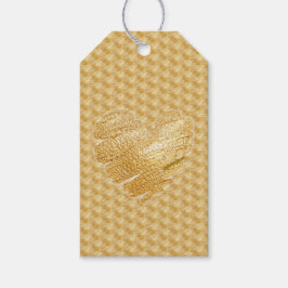 Etiqueta Para Presente Marcador de Presente "Fio de Ouro"