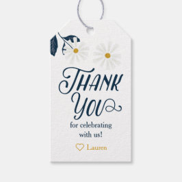 Etiqueta Para Presente Marcadores de Gratidão Cute Scandi Daisy