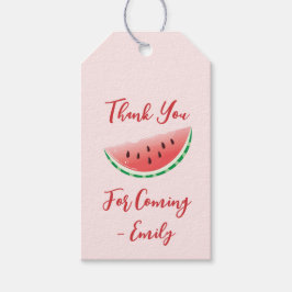 Etiqueta Para Presente Marcas de agradecimento de melancia