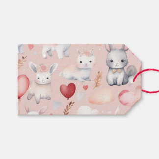 Etiqueta Para Presente Marcas de Favor Cupido para Bunny & Lamb – Blush e
