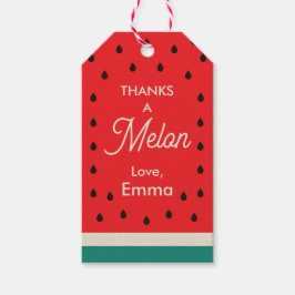 Etiqueta Para Presente Marcas de Favor da Melancia Fresca
