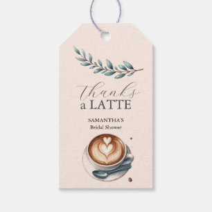 Etiqueta Para Presente Marcas de Favor de Café para Chá de Noiva "O Amor