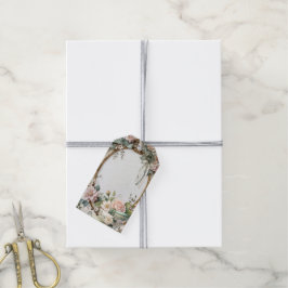 Etiqueta Para Presente Marcas de Favor Floral para Festa de Jardim Elegan