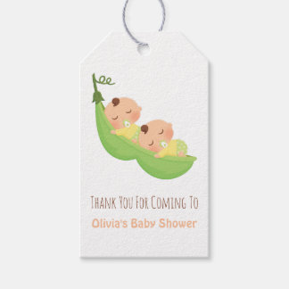 Etiqueta Para Presente Marcas de Presente de Chuveiro de Gêmeos Bebês Dor