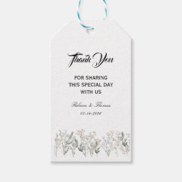 Etiqueta Para Presente Marcas de Presente de Flores Silvestres da Florest