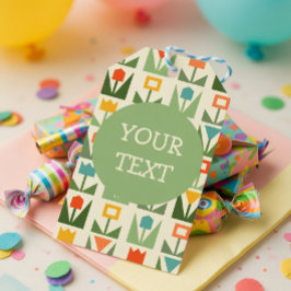 Etiqueta Para Presente Marcas de Presente de Páscoa Personalizáveis