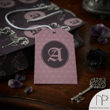 Marcas de Presente Monograma Chic Fleur-de-Lis Rox