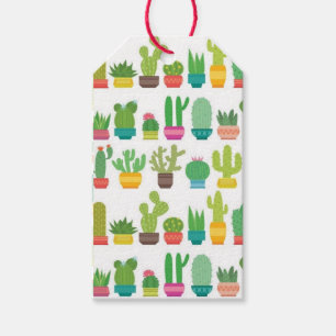 Etiqueta Para Presente Marcas de Presente - Muitos Cactus