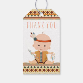 Etiqueta Para Presente Marcas de presente para chá de bebê Boho Tribal