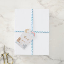 Marcas de Presente para Chá de Bebê de Lua Pastel