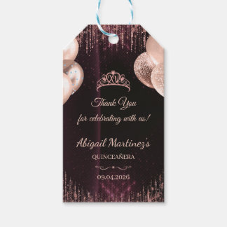 Etiqueta Para Presente Marcas de Presente Personalizadas para Quinceañera