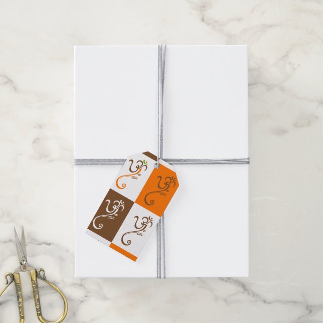 Etiqueta Para Presente Marcas de presentes (Com cordão)