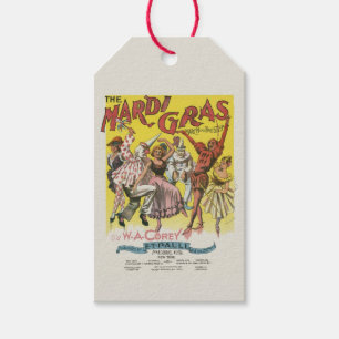 Etiqueta Para Presente Mardi Gras Poster