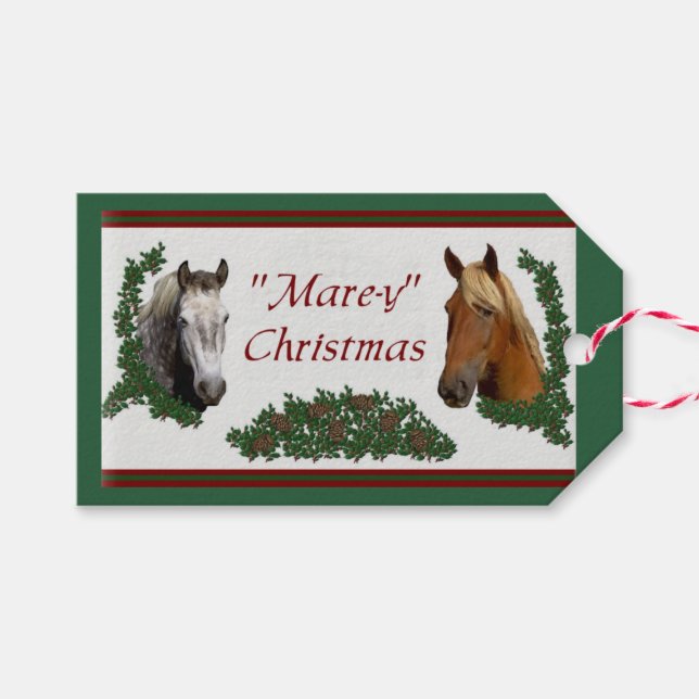 Etiqueta Para Presente Mare-y Christmas (Frente (horizontal))