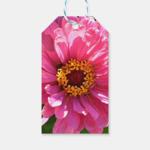 Etiqueta Para Presente Margarida de mãe floral rosa elegante