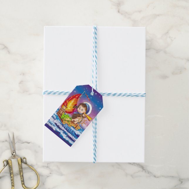 Etiqueta Para Presente Marinheiro bravo (Com cordão)