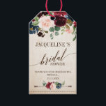 Etiqueta Para Presente Marinho Borgonha Chá de panela de Boho Russo Flora<br><div class="desc">Marinho vermelho-escuro com cruz, cor-de-rosa, cor-de-rosa-rosada, com chá de panela floral, obrigado-presente com folha botânica verde e folhas de eucalipto em fundo de madeira. Esta design fácil de personalizar pode combinar facilmente com as cores do casamento, estilos e temas e é uma escolha perfeita para o meio do outono ou...</div>