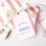Etiqueta Para Presente Marinho de Vintage Moderno e Bachelorette Rosa<br><div class="desc">Essas etiquetas combinam facilmente o encanto da safra com uma reviravolta moderna, apresentando tons na moda vermelho e azul. Elevem a experiência de doação com o Marinho Retro Modern Vintage e as etiquetas de presentes da Bachelorette Rosa — uma adição chique e ponderada às festividades. Projetado para complementar a coleção...</div>