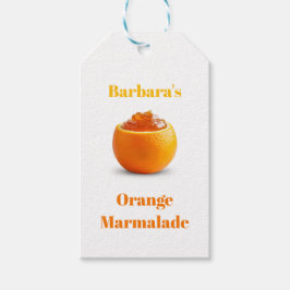 Etiqueta Para Presente Marmalade Laranja