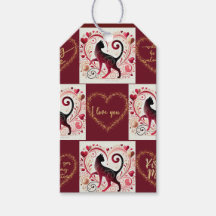 Maroon Cat - Papel de enrolamento