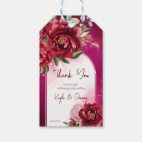 Marrom do casamento Burgundy floresce arca moderna