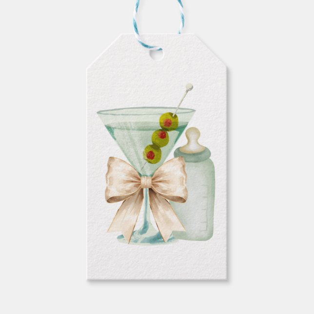 Etiqueta Para Presente Martini Baby  (Frente)